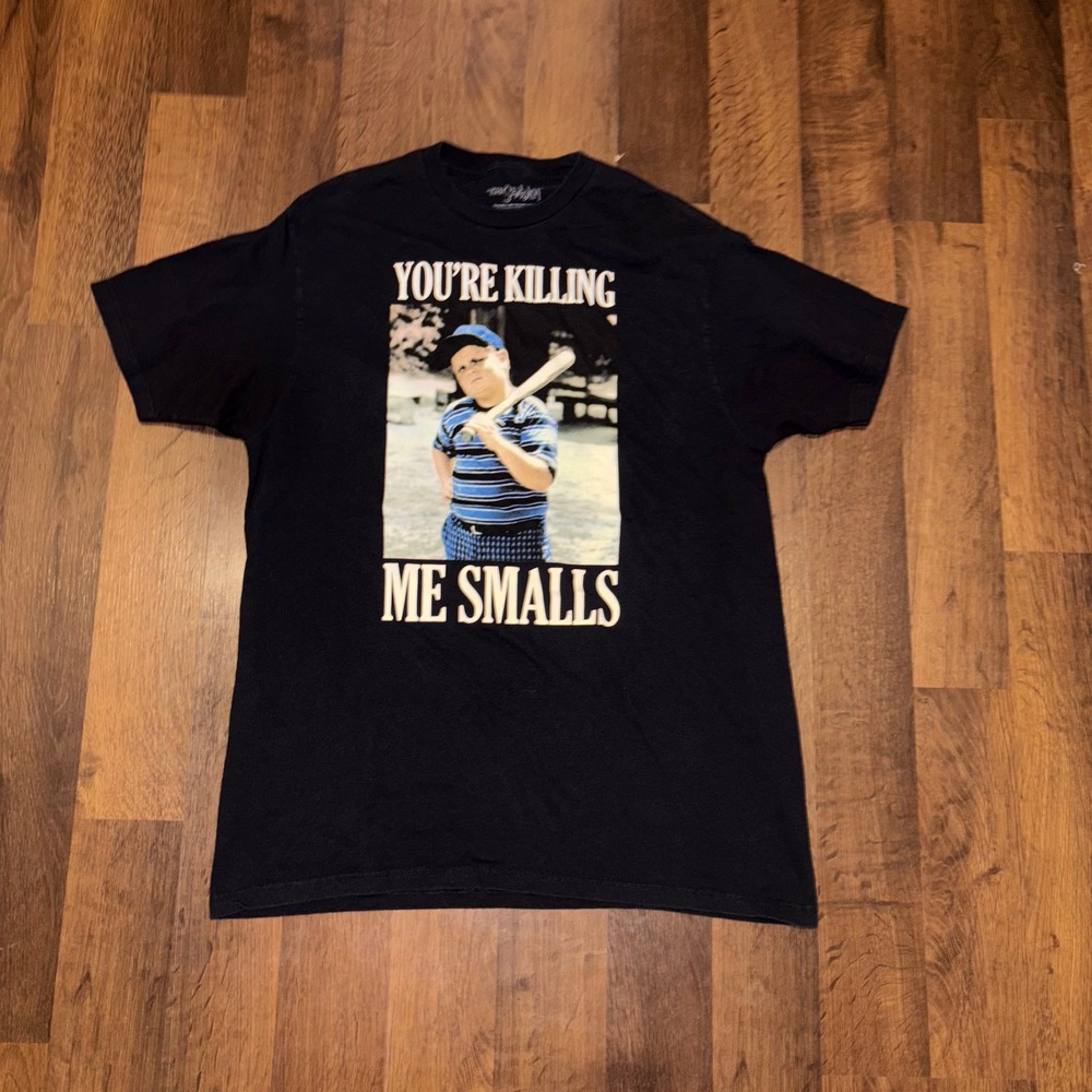 The Sandlot Youre Killing Me Smalls Graphic T-Shirt Youth Large Black Ham Porter